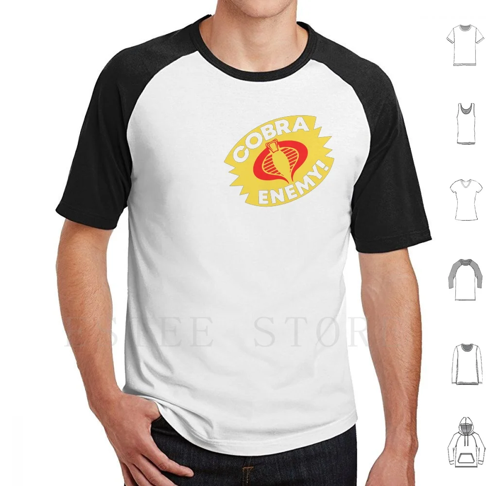 

Футболка The Enemy с принтом из хлопка Gi Joe Yo Jo Hail Commander Baroness Destro 80s Toys Enemy