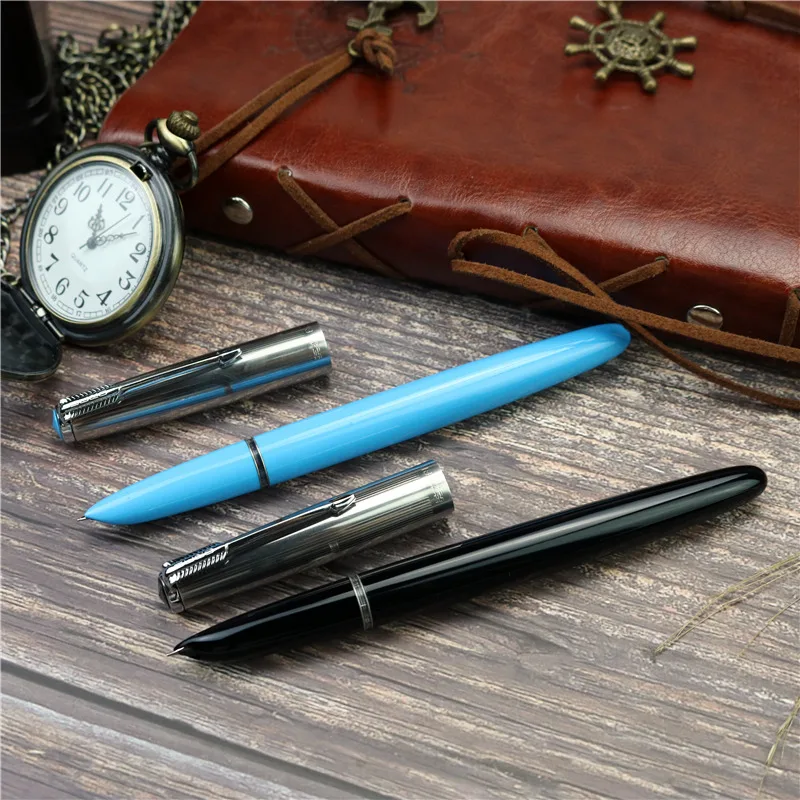 Nostalgic old style fountain pen  Plastic ink pen  School office writing supplies Multiple colors to choose from