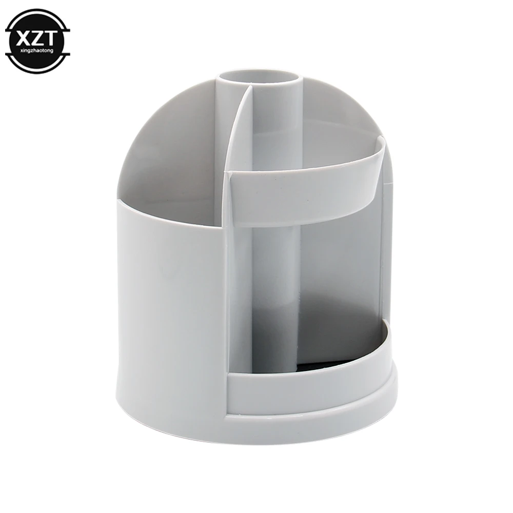 Creative Multifunctional Rotation Desktop Organizer  Stand Pen Holder Makeup Storage Box School Office Accessories Stationery