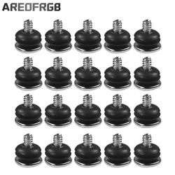 20pcs Computer Case Shockproof Screws Shockproof Screws + Shock Absorption 3.5-inch HDD Shock Absorption Screws