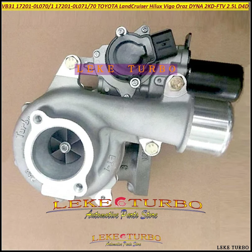 Complete Turbo VB31 17201-0L070 17201-OL071 17201-0L071 17201-OL070 For TOYOTA LandCruiser Hilux Vigo Oraz DYNA 2KD-FTV 2.5L D4D