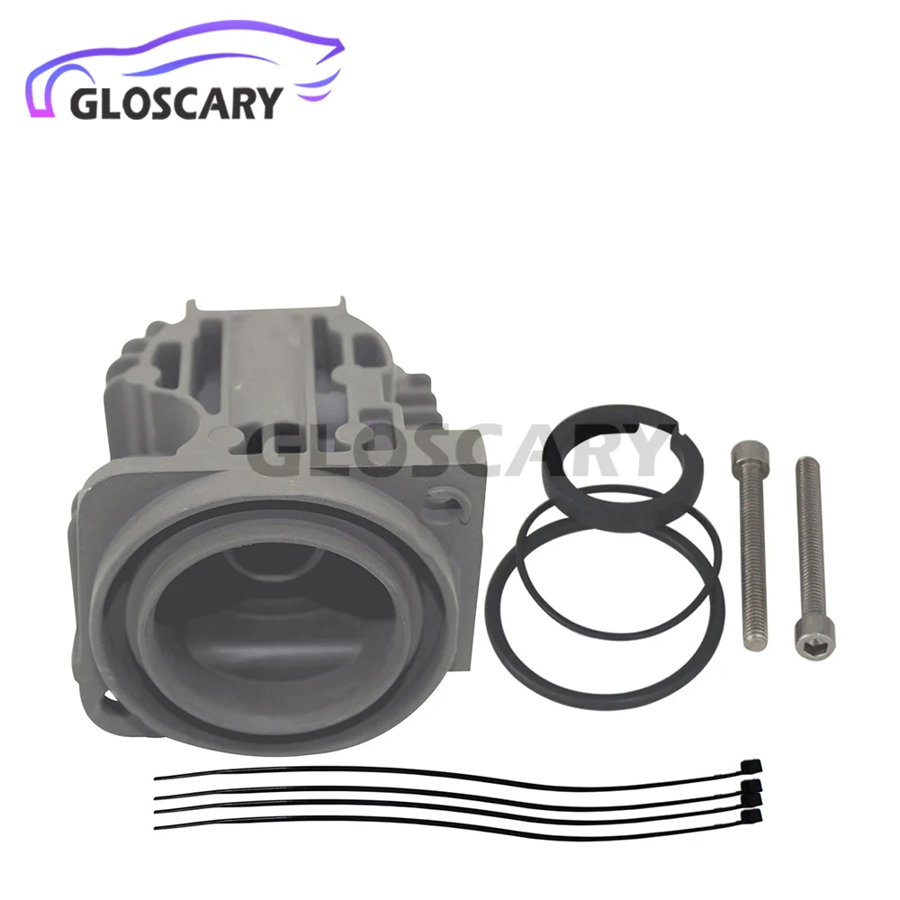 New 1 Set Air Suspension Compressor Pump Cylinder Head + Ring Repair Kits For VW Touareg Cayenne Audi A6 C6 Q7 L322 w220 W211