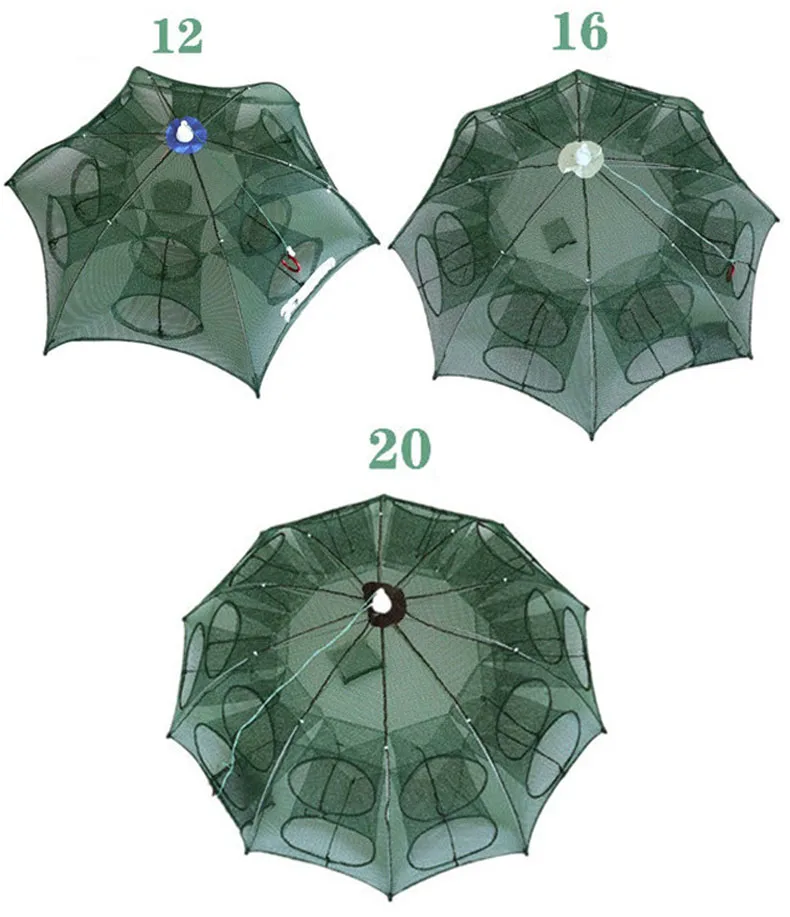Trampa de pesca plegable para camarones, cangrejos y cebos vivos - imagen 5