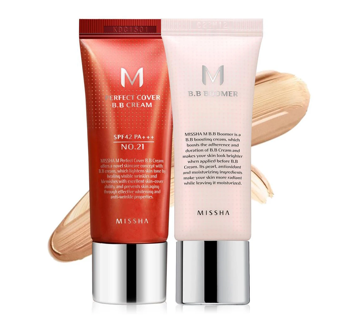 MISSHA M Perfect Cover BB Cream NEW 50ml Long Lasting Makeup Waterproof CC Face Base Original Korean Cosmetics