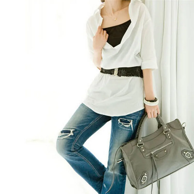 Рисунок 4 - Женский Блестящий ремень с металлическим