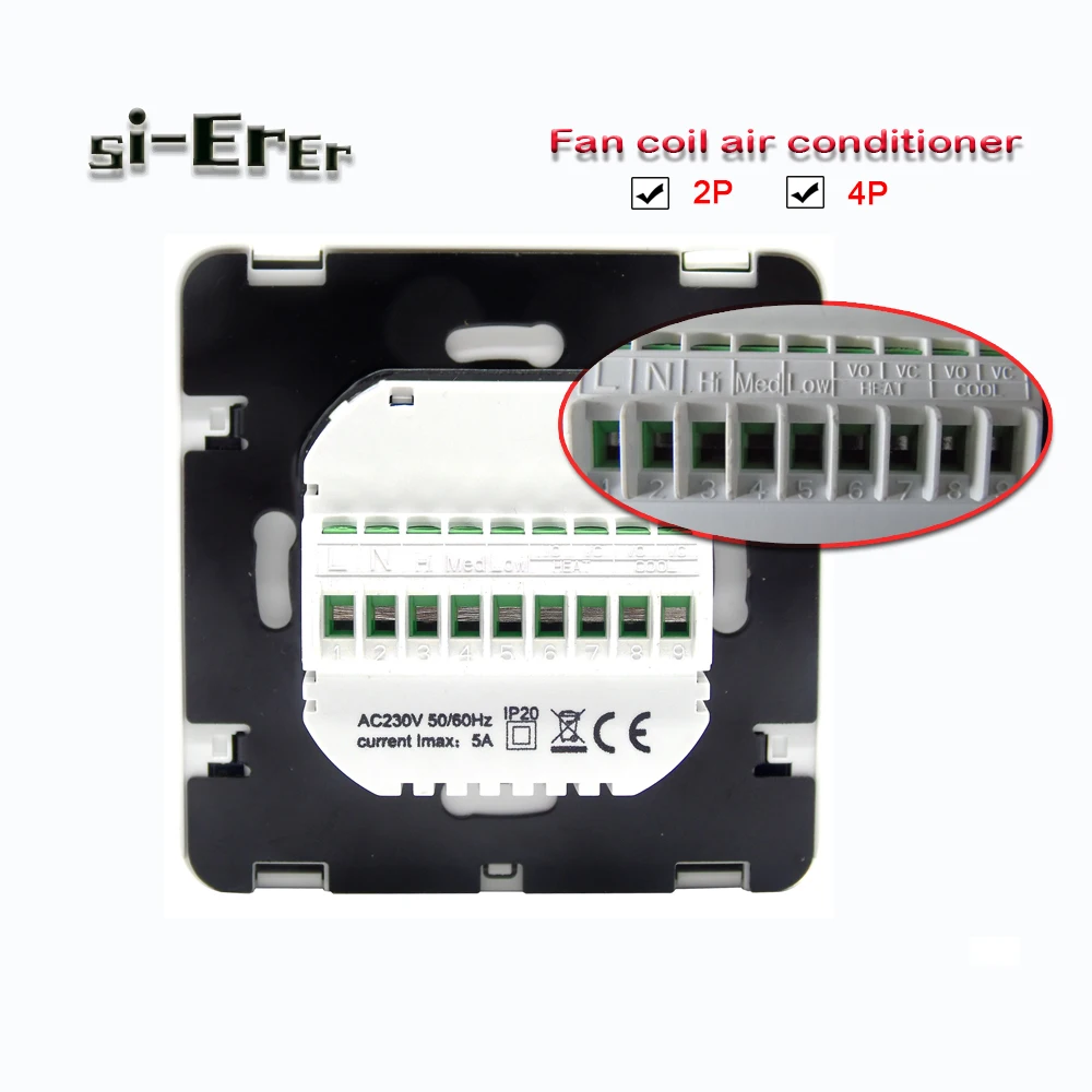 2P 4P Airconditioning Verwarming En Koeling Controller Met Programmeerbare