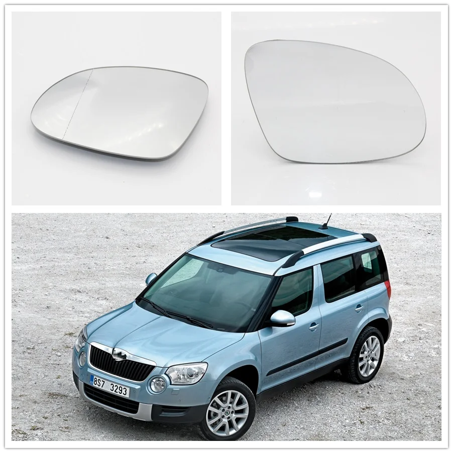 Szkło podgrzewane lusterka bocznego do Skoda Yeti 2010 2011 2012 2013 2014 2015 2016 2017 Car-Styling