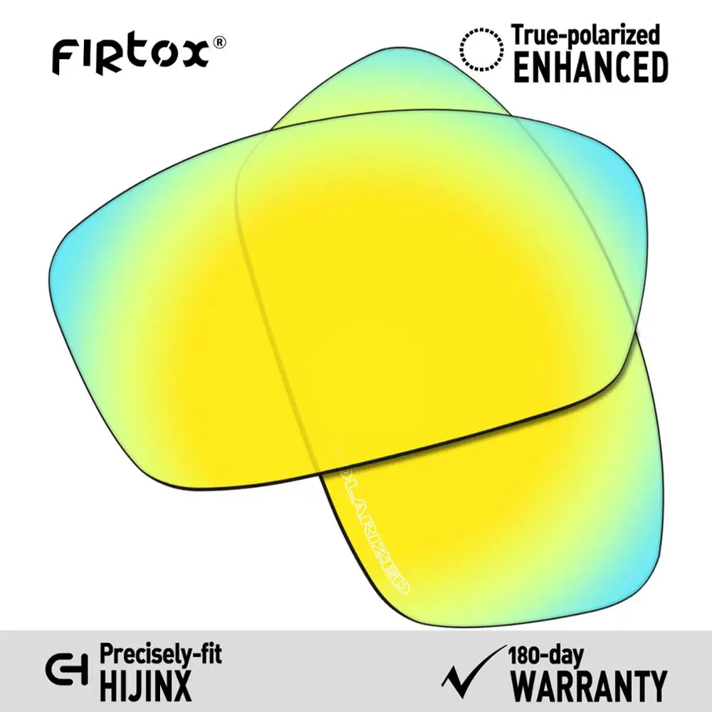 Firtox Anti-Seawater Polarized Lenses Replacement for-Oakley Hijinx Sunglasses (Lens Only) - Multiple Colors