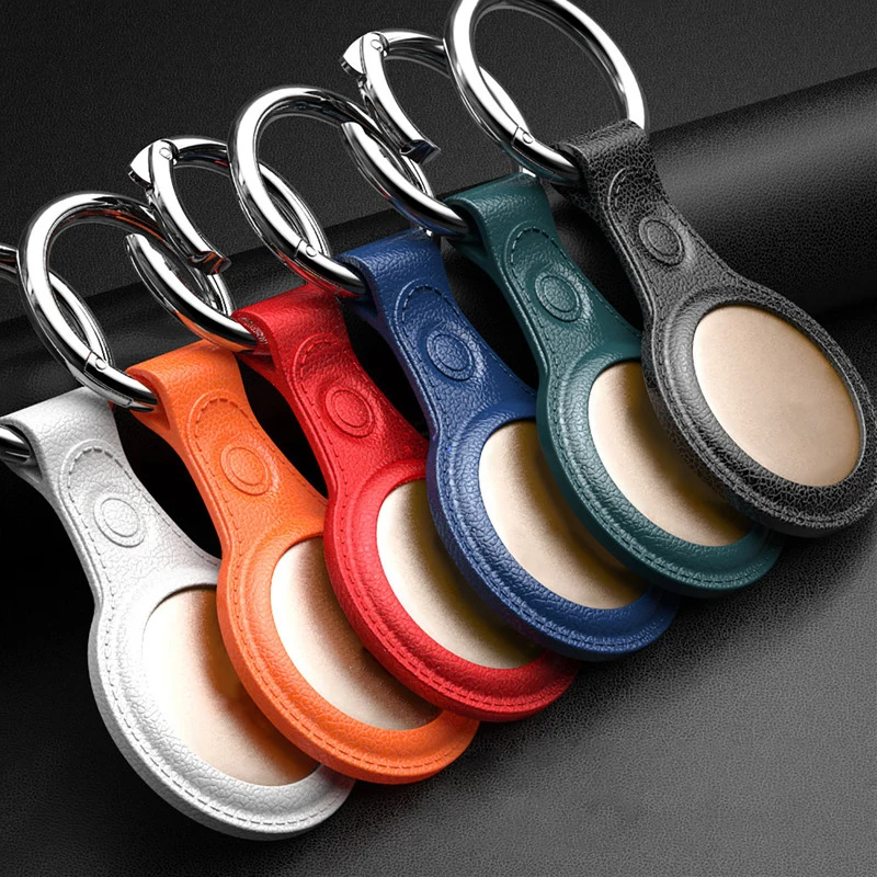 TPU Protective Case For Airtag Anti-lost Anti-scratch Protection Sleeve For Apple Airtag Location Tracker Air Tag Keychain Case