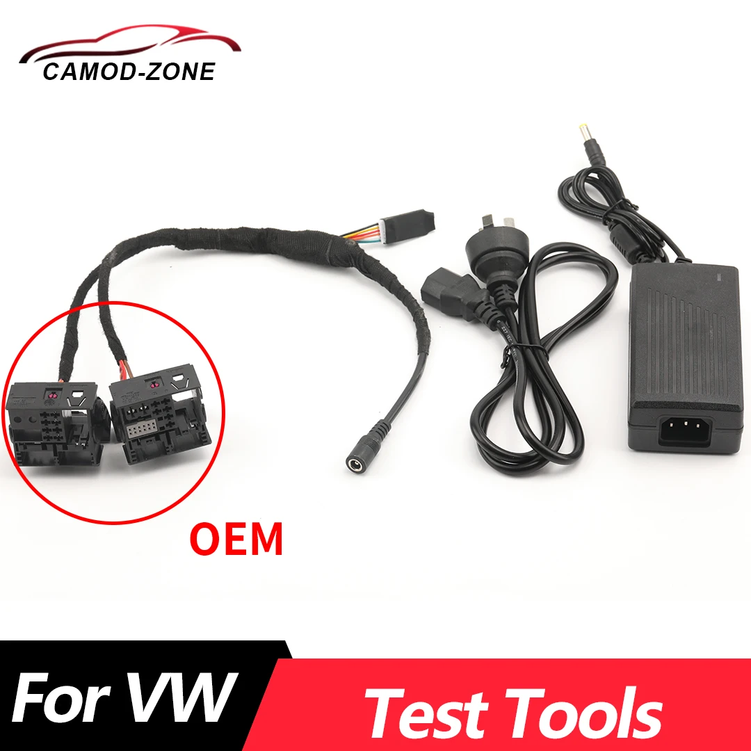 

OEM Test Plug Tool with Canbus for VW MIB PQ MQB Radio RCD360 RCD330 RCD410 RCD440 RNS510 RCD510 280 Headunit