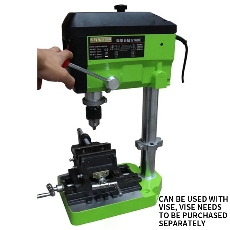 1PC 220V Mini Small Bench Driller Machine 13MM Mini Powerful Motor 680W High Power 5168E Portable Bench Drilling Machine