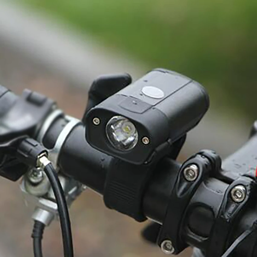Miniluz LED para bicicleta, linterna recargable por USB, 5 velocidades, ajustable, resistente al agua, luces de advertencia para ciclismo