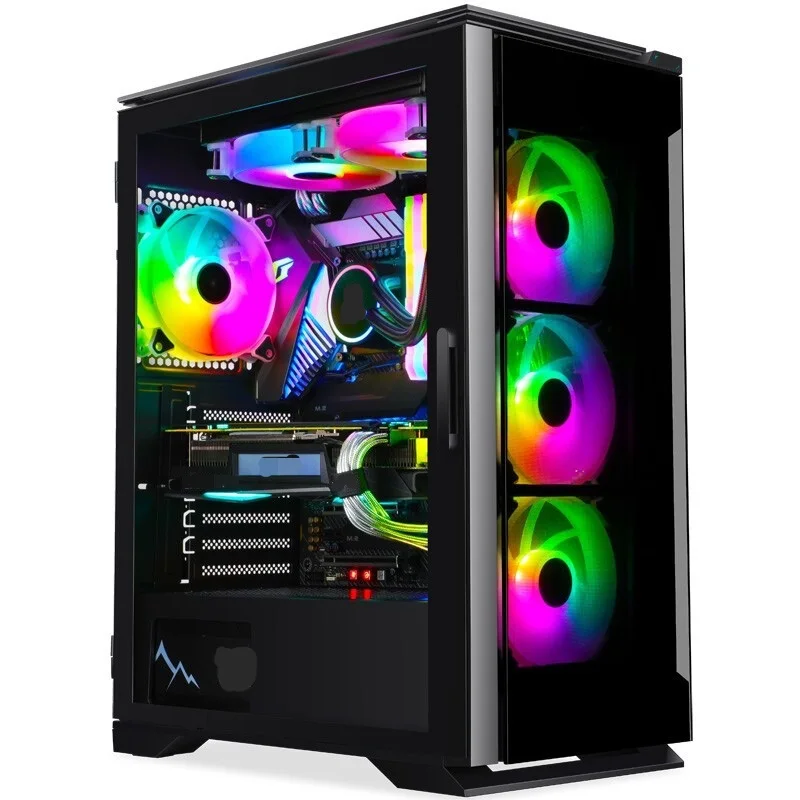 Computer desktop Pc Win10 16G Ram 256G SSD HDD 1TB PC gamer desktop computer Core i5 E5-2650 CPU with GTX1050 GTX750  gaming pc