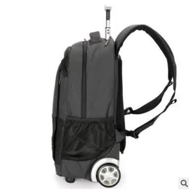 Men Rolling Luggage backpack bags on wheels Travel trolley bag  wheeled backpack for Business Cabin Travel baggage bags suitcase