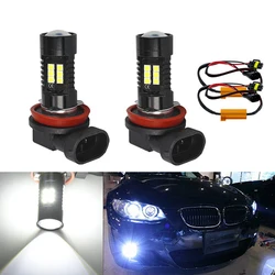Lâmpada de nevoeiro LED para BMW, 2x H11 3030SMD, DRL, nenhuma lâmpada de erro, E63, E64, E90, E91, E92, E93, 328i, 328xi, X5, E53, E70, e46, 325i, 330i, X3, E83