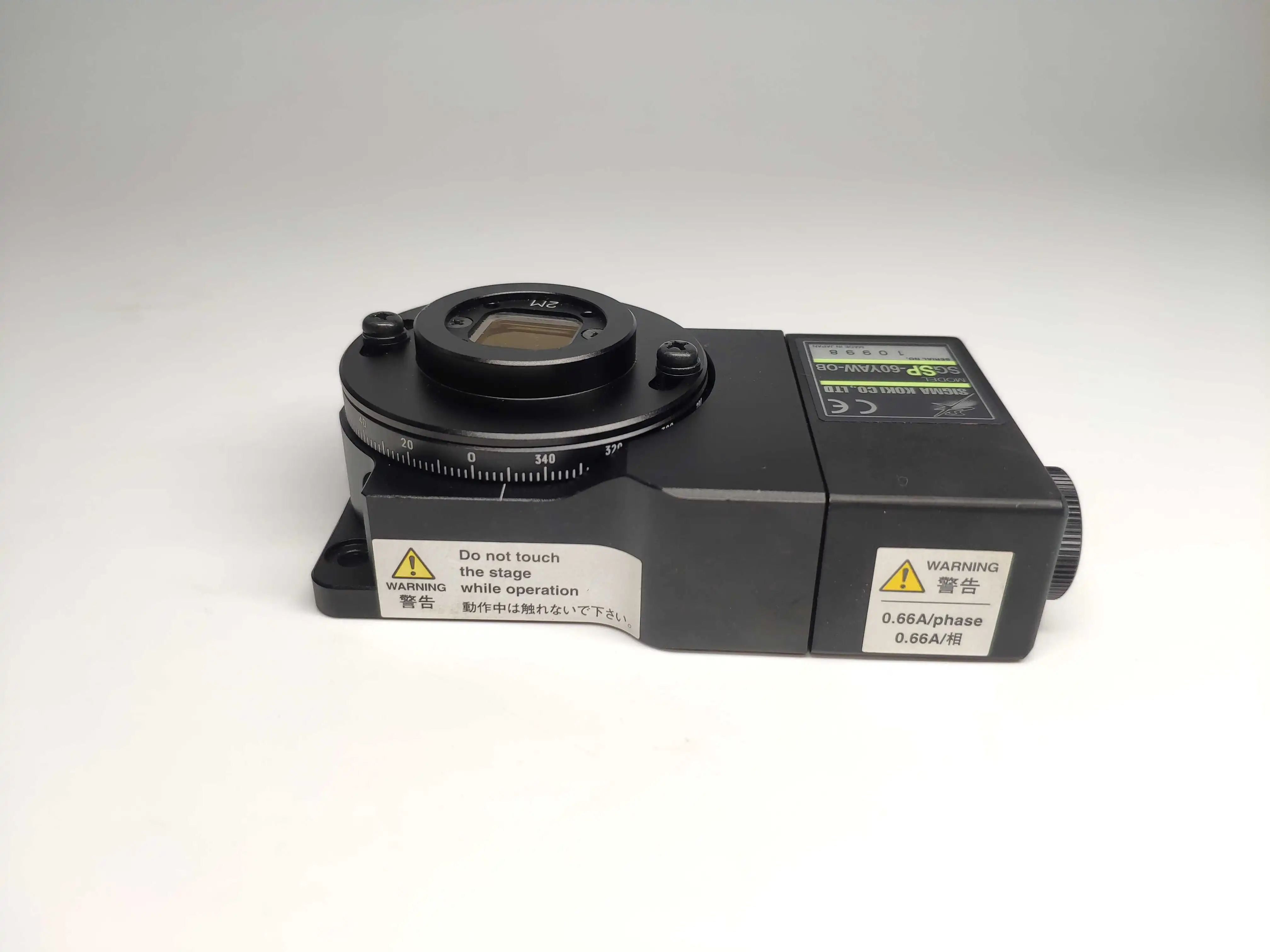 85% Baru SIGMA KOKI R-axis 60Mm SGSP-60YAW-OB 360 ° Rotasi Meja Putar Listrik Ultra-tipis Pelat Pengindeksan Berongga