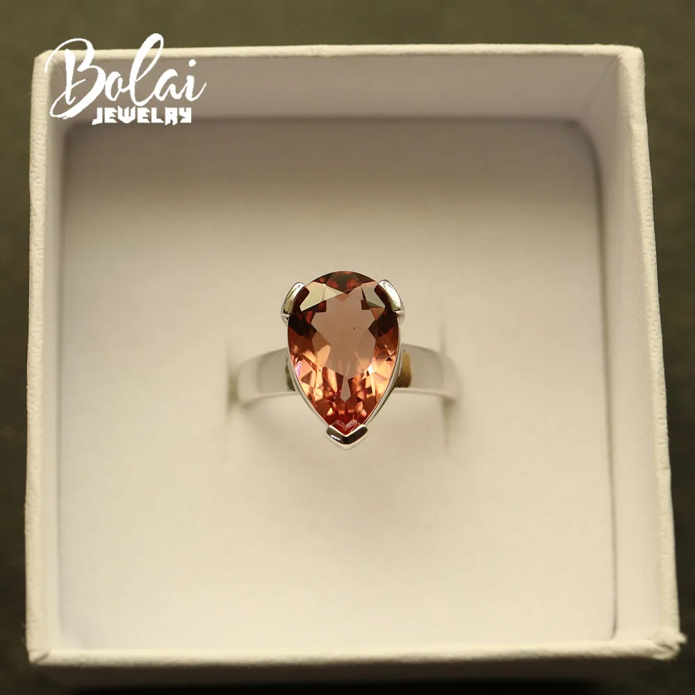 Bolaijewelry, Kleur Veranderende Zultanite Ring Gemaakt Edelsteen Ring 925 Sterling Zilveren Fijne Sieraden Voor Vrouwen Moeder Beste Cadeau