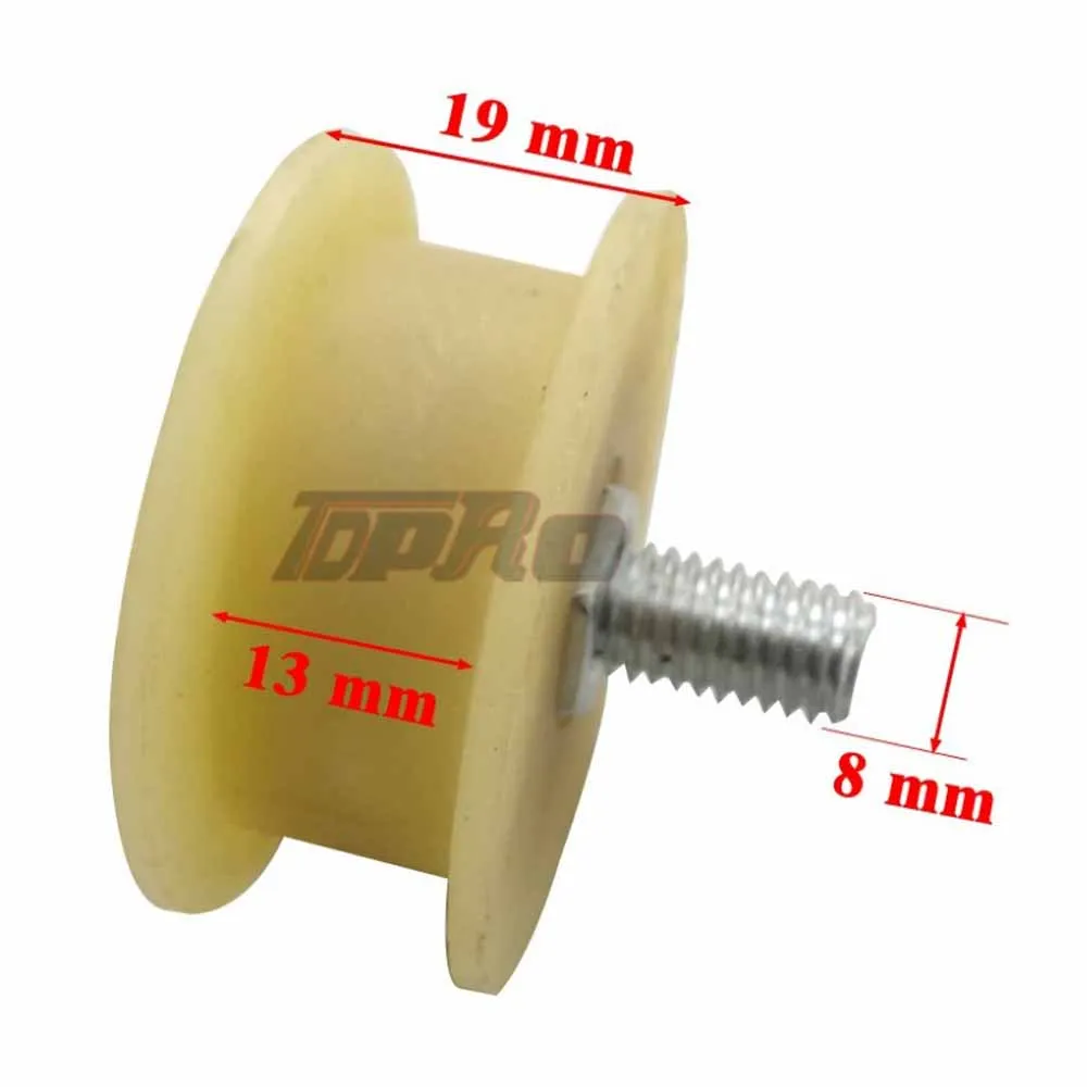 Rodillo tensor de cadena de polea de Bicicleta Motorizada, motores para QUAD Dirt Bike de 49cc a 80cc