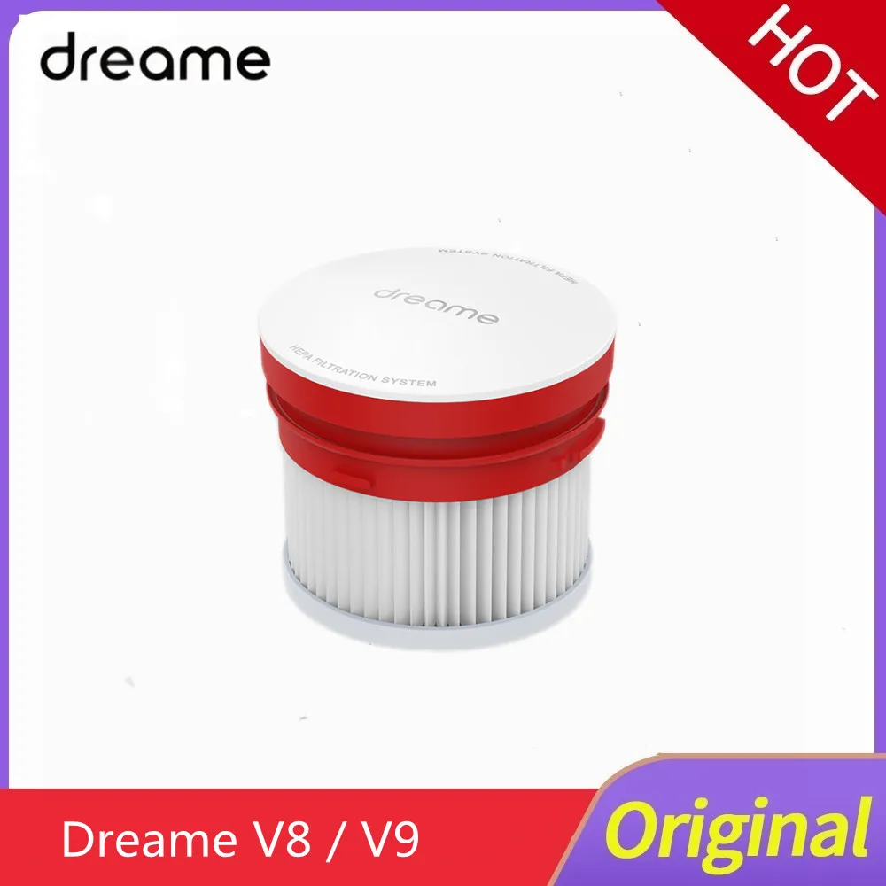 Original Dreame V8 V9 V10 XR VVN4 handheld wireless vacuum cleaner accessories washable high efficiency filter element assembly