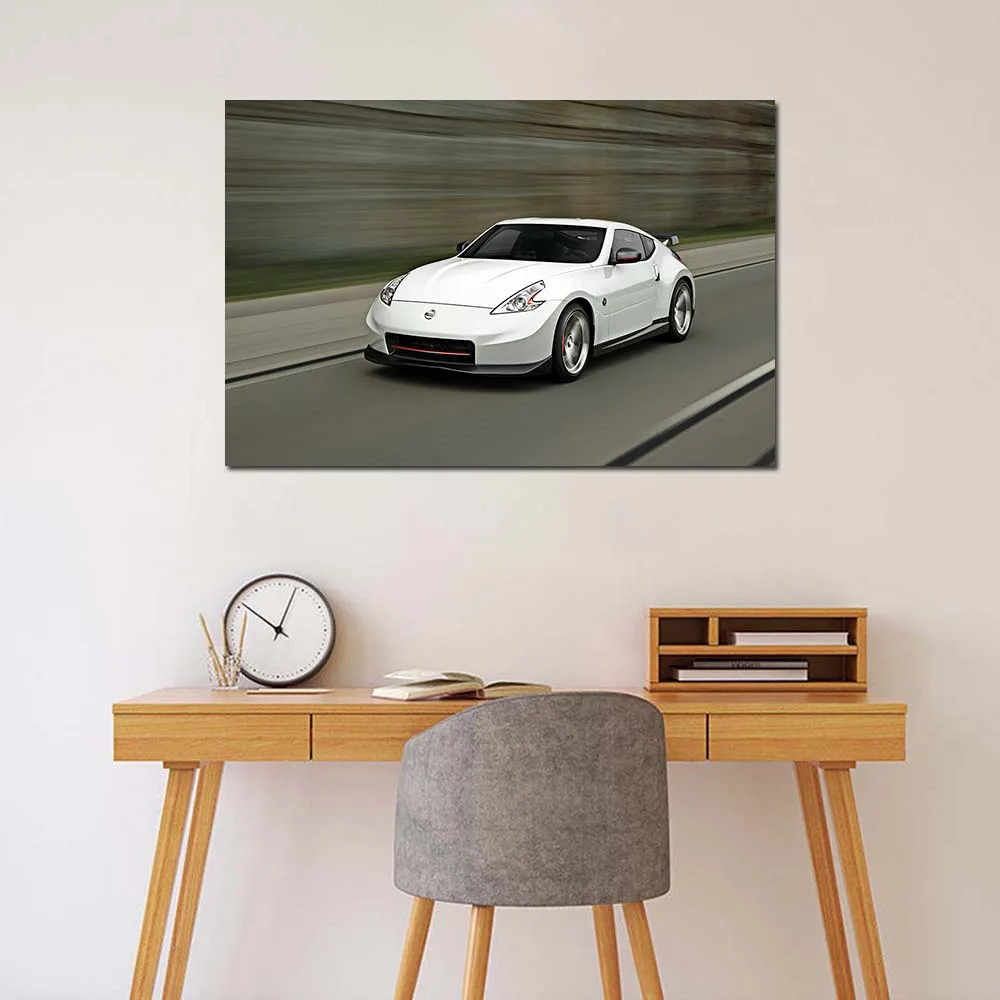 Nissan 370Z NISMO Supercar Poster Wall Picture for Living Room Wall Art Canvas Cloth Fabric Print Painting