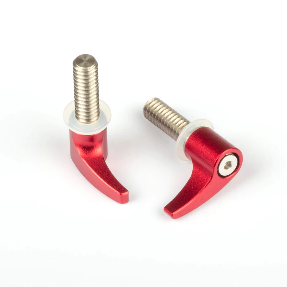 M4 M5 M6 1/4" Wingnut Ratcheting Thumb Screw Hardware fr 15mm Rod Clamp Film Camera Rig Gimbal Stabilizer Machine Armor Cage