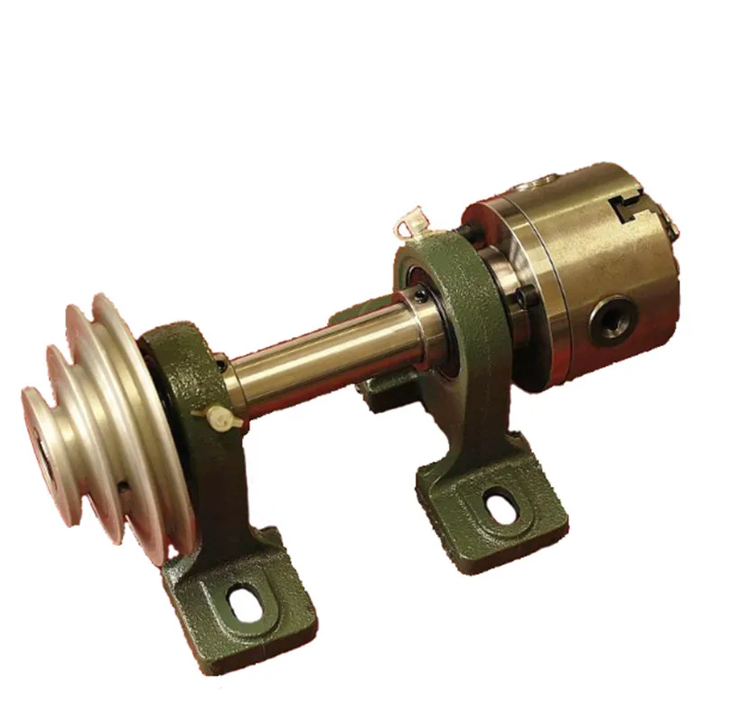 eixo endurecido do torno do woodworking granulos do woodworking 80 mm flange atraves do furo 19 mm 01