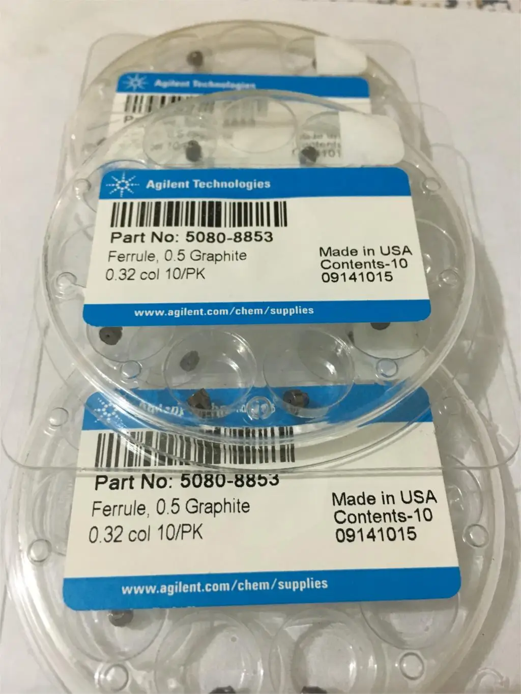 

FOR 10Pcs/Pack Agilent Graphite Pad 5080-8853 5080-8853 Gas Chromatography Graphite Pad