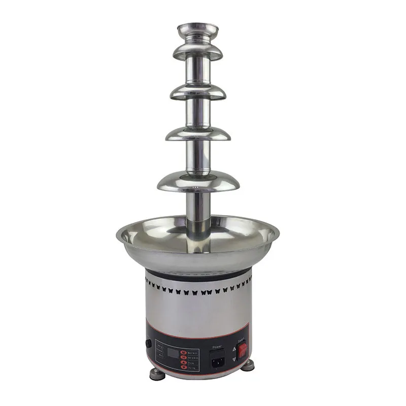 

5 6 Layer Stainless Steel Candle Chocolate Finger Candle Fount Waterfall Machine For Special Design