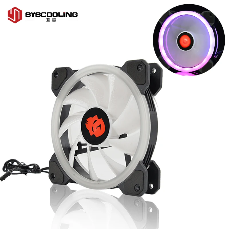 Syscooling PC water cooling kit for Intel CPU socket PETG tube liquid cooling system RGB support