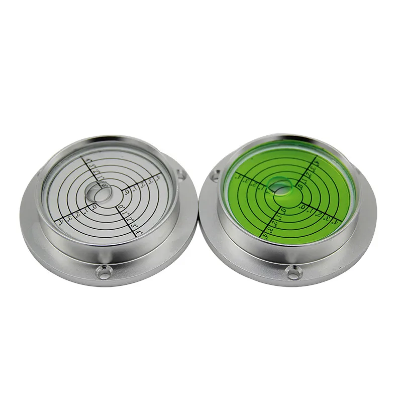 1ชิ้น Precision Spirit โลหะระดับฟองสบู่ระดับวงกลมระดับการวัดระดับเครื่องมือ Drop