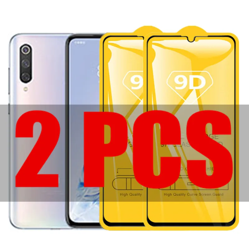 

2Pcs 9D Glass for Xiaomi Mi 9 Pro Protective Glass on the for Xiomi Mi 9 pro Mi9pro xiaomi9pro Screen Protector Film