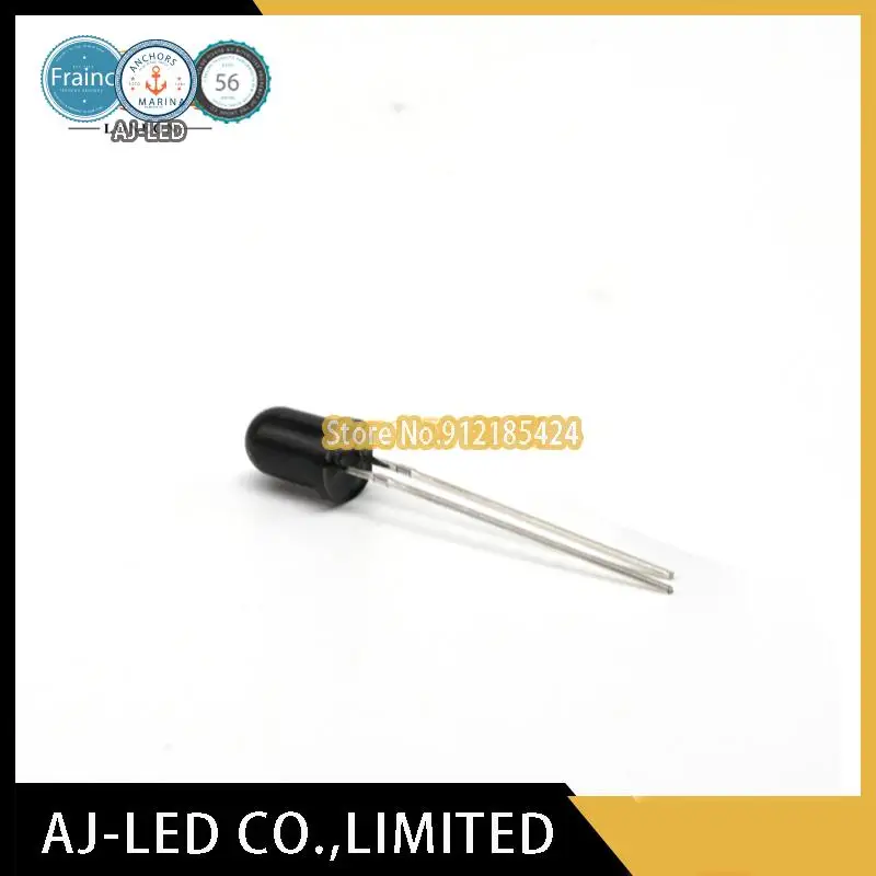 50pcs/lot PD333-3B/L3 infrared photosensitive receiver tube PIN photodiode wavelength 980nm black 5mm billion light