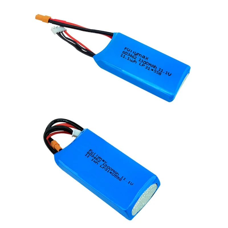 3S 11.1V bateria Lipo dla XK X450 FPV RC samoloty części zamienne akcesoria 1100mAh 1300mAh 11.1V wymienić baterie dla X450 1 sztuk