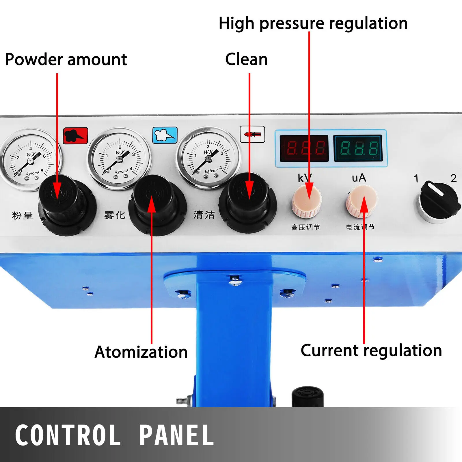 Powder Coating Machine WX-958 Electrostatic Spray Spraying Gun Paint System Powder Coating Equipment