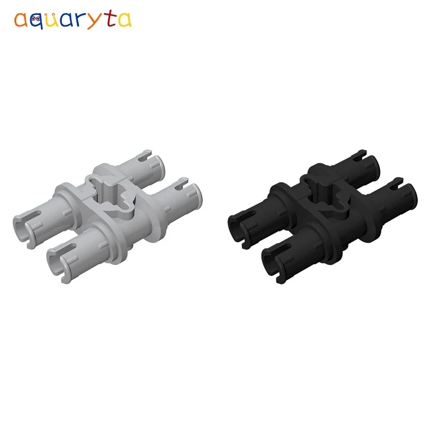 

Aquaryta 40pcs 2 Bolt with Cross Hole Connector Technology Building Block Part Compatible 32138 DIY Assemble Toy for Children