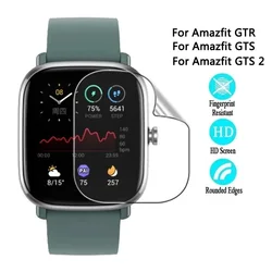 Soft TPU Clear Protective Film For Amazfit GTS 2 Mini gts2 gts 2e Screen Protector Sport Smart Watch GTS 2 Band Film Not Glass