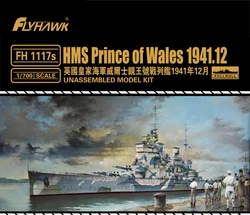 Flyhawk FH1117S 1/700 HMS Prince of Wales Dec.1941 [Deluxe Edition]  Model Kit  Assemble