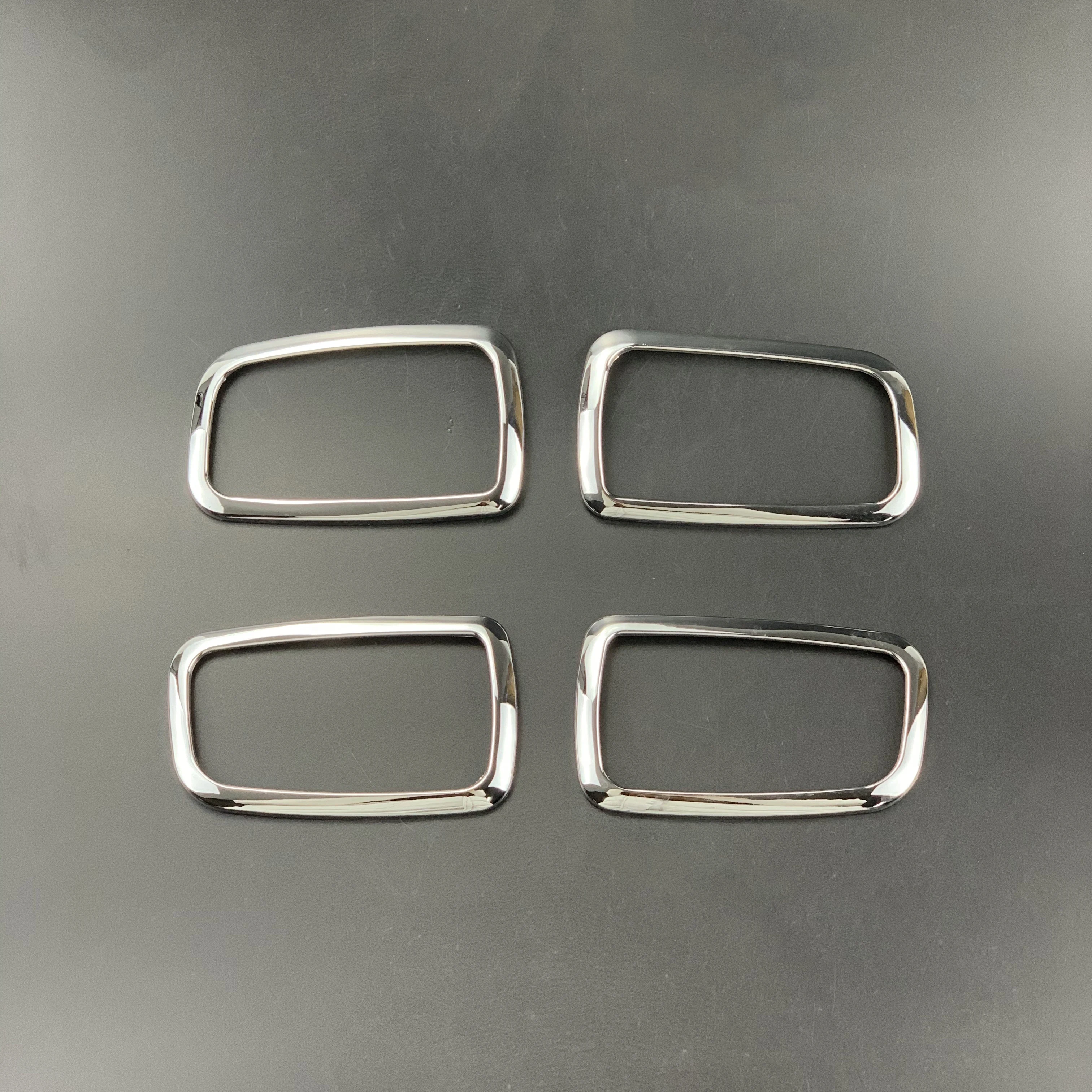 For Mitsubishi ASX ABS Chrome trim Internal handle bowls decoration ring Sticker 4 pcs / lot auto Accessories