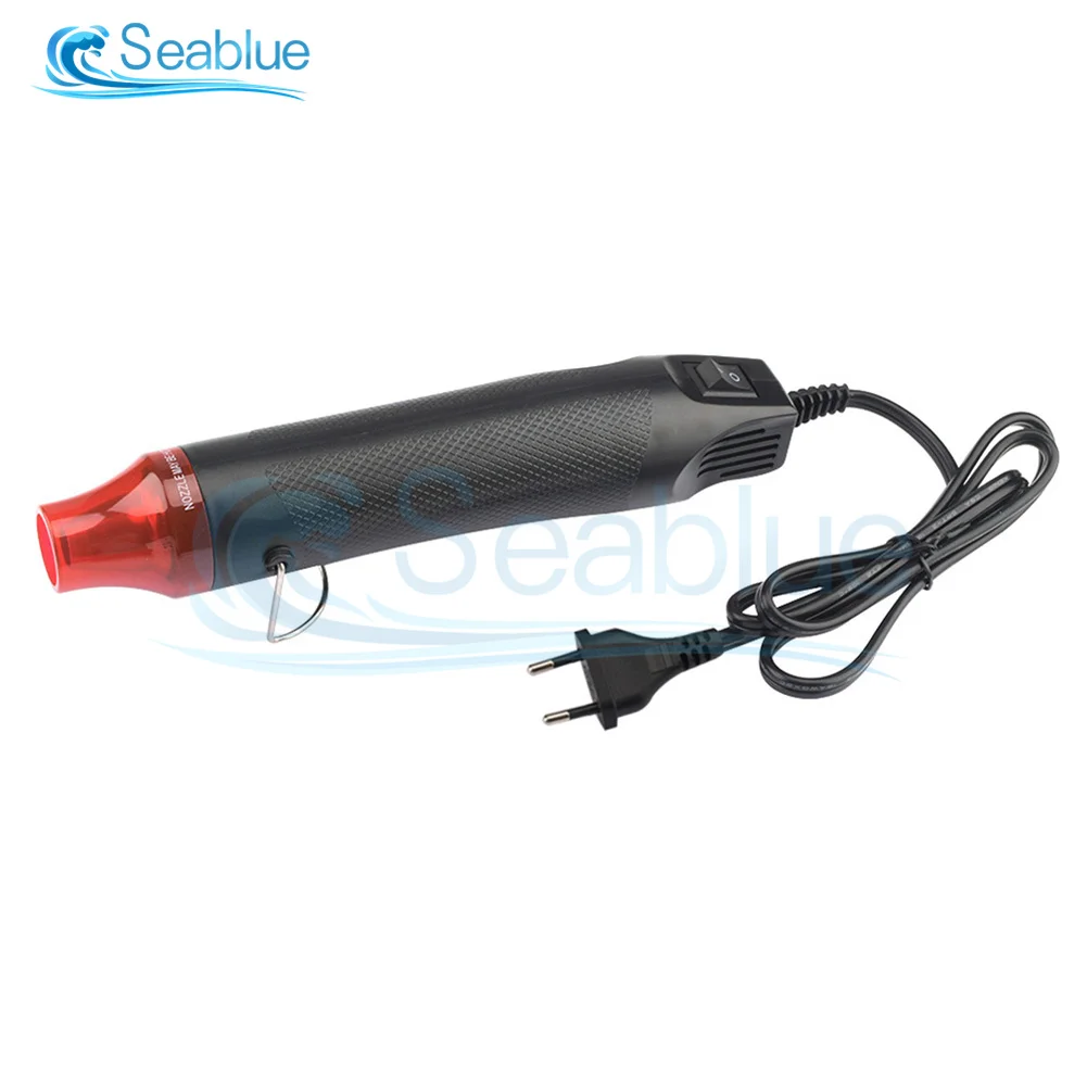 Soft Ceramic Heat Shrinkable Tube Heat Shrinkable Film Heat Gun 300W 220V Suitable for Heat Dissipation Powder and Shrink Sheet