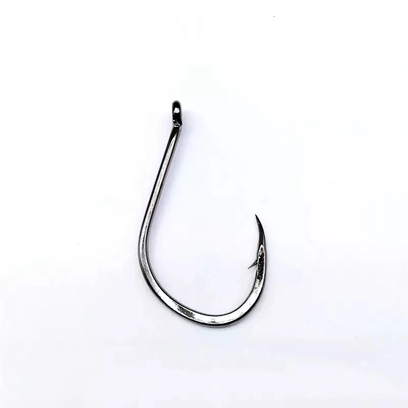 

Wholesale Bulk Fishing Tackle Hooks Single Circle High Carbon Steel Fishhooks Eyed Carp Fishing Accessories Pesca Jighead Barb