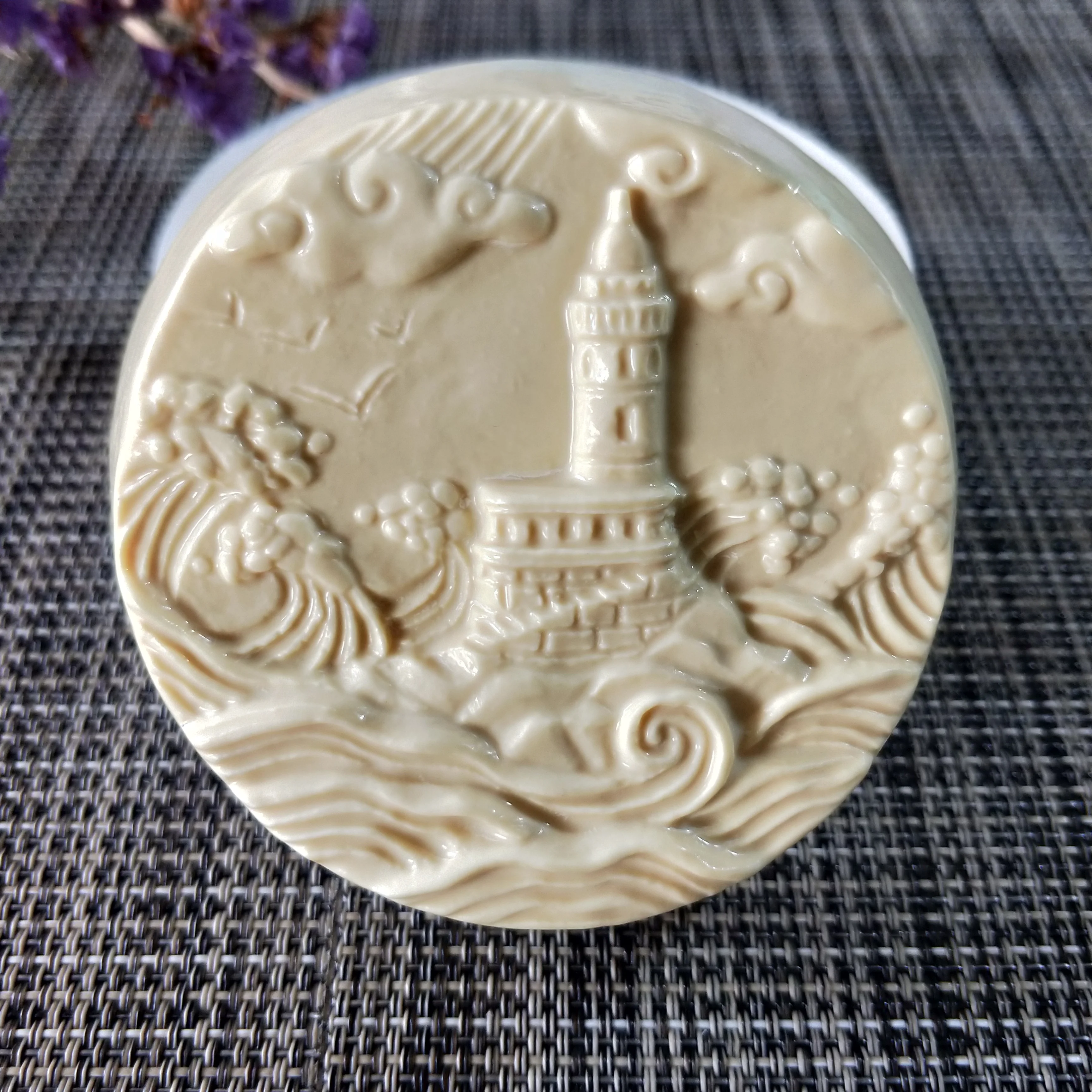 

QT0150 PRZY Sea Lighthouse Mold Silicone Soap Mould Ocean Handmade Soap Making Molds Candle Mold Silicone Resin Clay Moulds