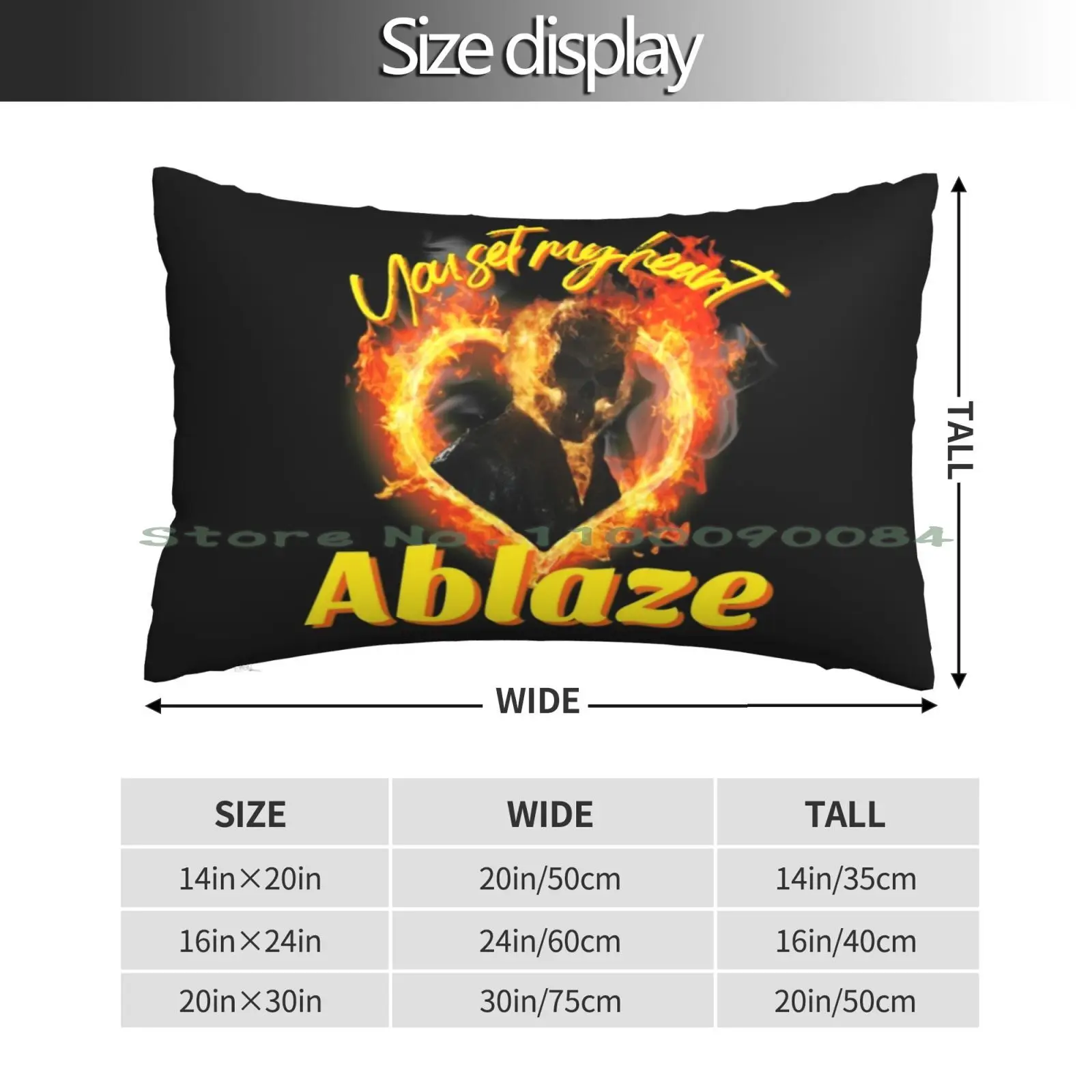 Johnny Blaze Pillow Case 20x30 50*75 Sofa Bedroom Pack Stuffed Animal Plush Gloomy Bear Menhera Harajuki Pink And Black Edgy