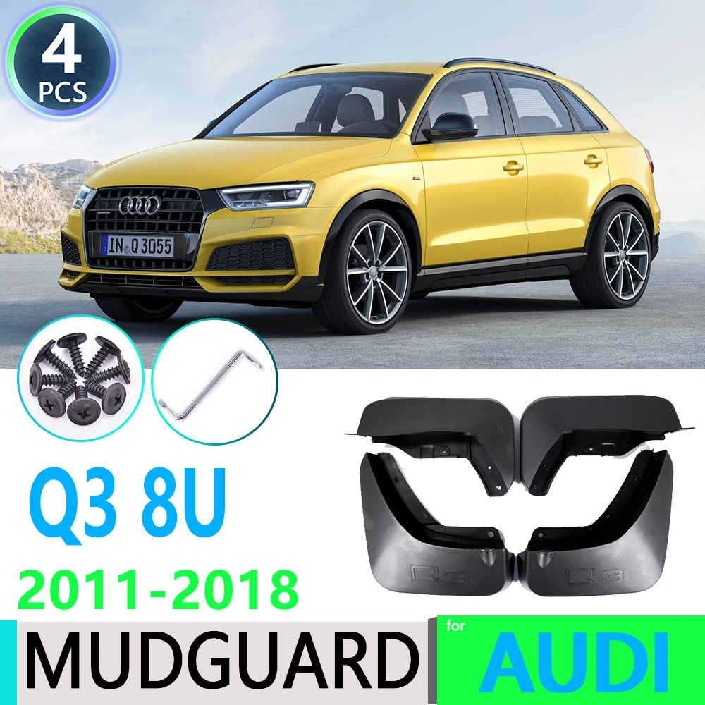 

for Audi Q3 8U 2011~2018 2012 2013 2014 2015 2016 2017 Car Fender Mudguard Mud Flaps Guard Splash Flap Car Accessories