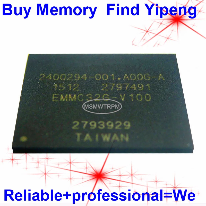 

EMMC32G-V100 153FBGA EMMC 32GB FLASH MEMORY EMMC32G