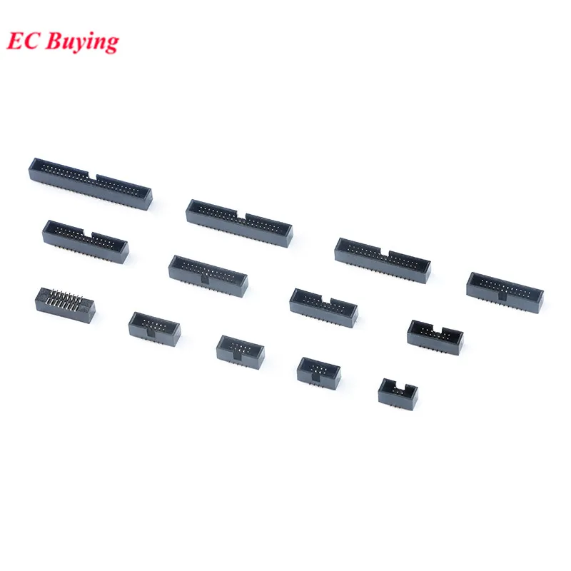 10 sztuk DC3 1.27mm Pitch DC3-6/8/10/12/14/16/20/24/26/30/34/40/50P Pin gniazdo IDC złącze dwurzędowe SMD Pin mężczyzna nagłówek — zdjęcie 7