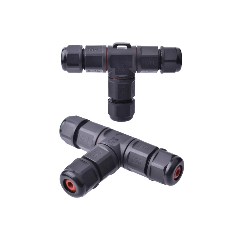 IP68 waterproof connector assembly type wire and cable quick connector 2/3/4/PIN outdoor LED lighting sealed connector