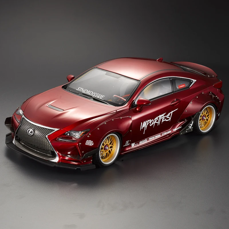 Killerbody 1:10 RC wide full body kit fit for lexus RCF body