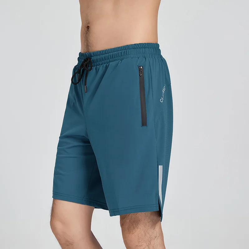 2021 New Solid Color Sports Pants Quick-drying Men's Running Fitness Shorts Summer Thin Outdoor Shorts