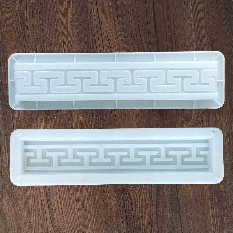 3D Carving Anti-Slip Concrete Plastic Paving Molds Cement Antique Brick Square Garden Path Making Brick Paving Mould