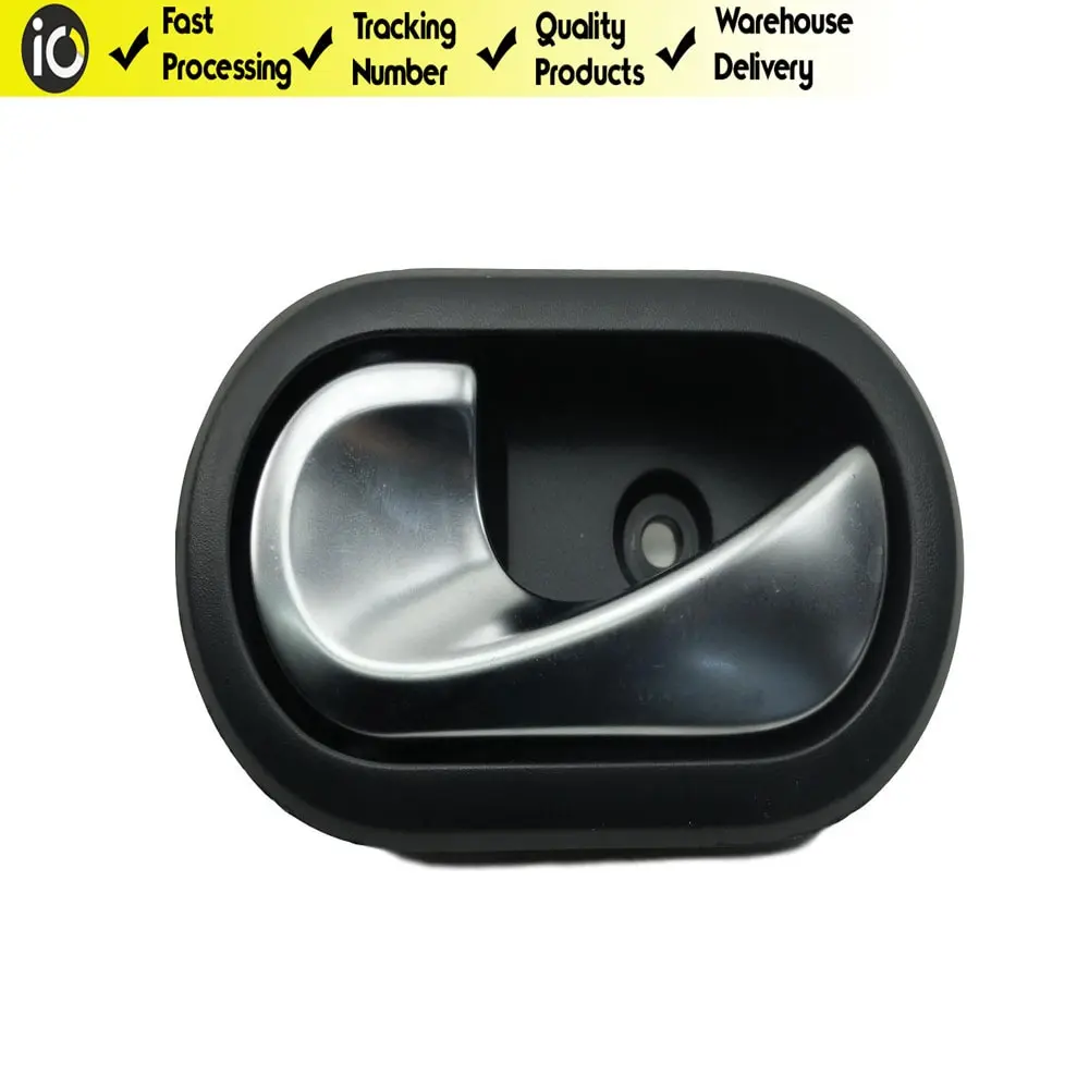 Mat Chrome Interior Door Handles Left&Right Inside Inner Door Knob For Renault Dokker Duster Lodgy Sandero 8200733847 8200733848